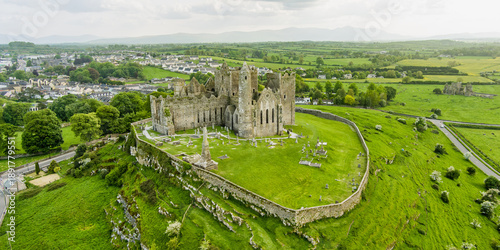The Rock of Cashel, also known as Cashel of the Kings and St. Patrick's Rock, a historic site located at Cashel, County Tipperary. Most famous tourist attractions in Ireland.