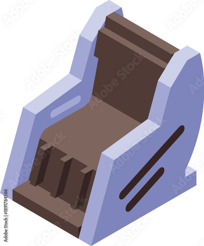 Ergonomic massage chair providing ultimate relaxation and comfort, promoting wellness and stress relief