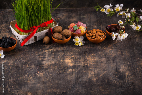 Obraz na płótnie Traditional Azerbaijan spring holiday Novruz concept