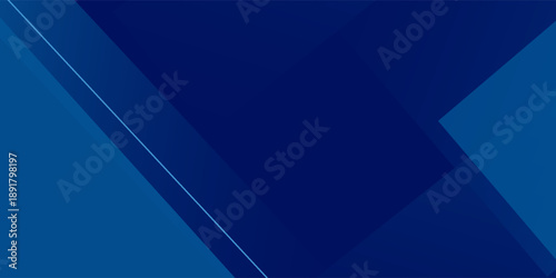 Abstract blue banner background. Vector illustration