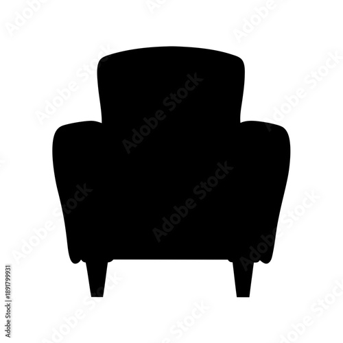 Comfortable armchair in living room