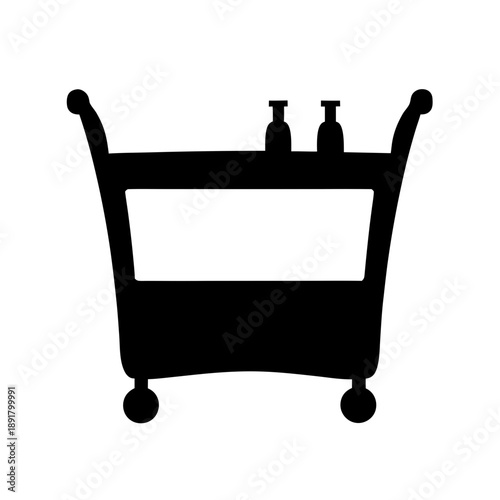 Shopping cart with items