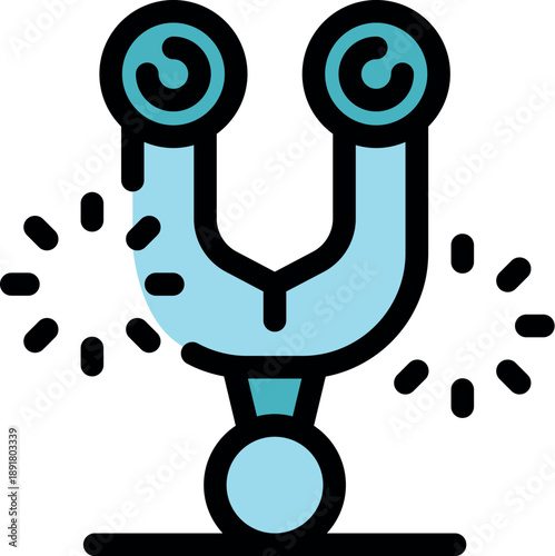Electronic sensor detecting magnetic field and emitting light signals
