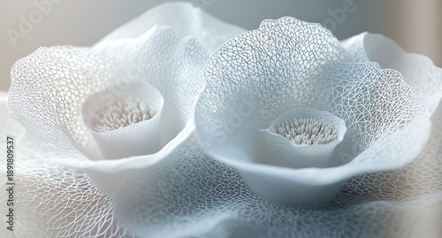 rose petals on a white background