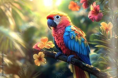 blue and yellow macaw