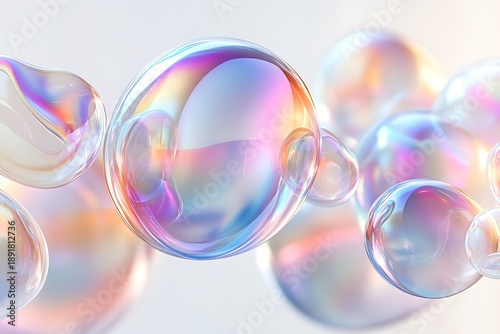 abstract background with bubbles