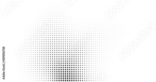 Minimal halftone dot pattern with bottom density fade and clean monochrome texture