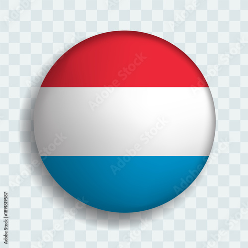Free Download Luxembourg round ball - GFXLoad