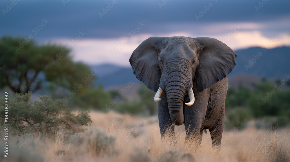 Obraz premium Investigating the effects of electromagnetic fields on wildlife reveals their potential influence on animal behaviors and migration patterns, raising awareness of ecological balance in the modern