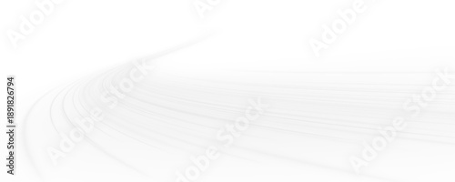 Glowing laser lines stretch across an abstract urban road at night. Light motion effects and speed trails define futuristic traffic flow. Modern vector illustration PNG.