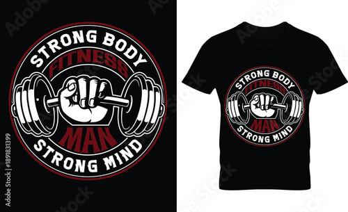 Typography gym t shirt design template. Push Harder Than yesterday. Motivational quote. Workout training fitness bodybuilding print design. 