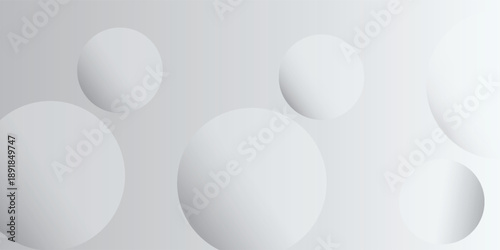 White abstract background with shapes