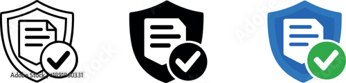 Coverage confidence outcome visualized by a verified policy icon with a confirmation badge indicating secure insurance protection