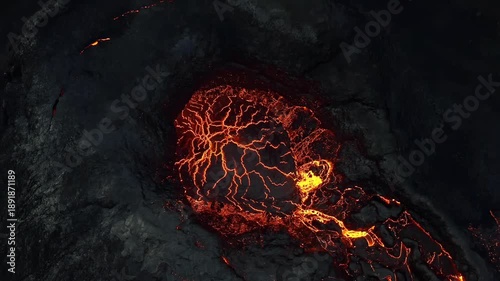 burning fire in the forest