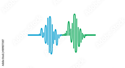 Sound Wave Equalizer Audio Signal Digital Music Technology.
