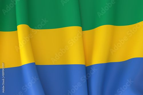 Tableau sur toile Flag of Gabon