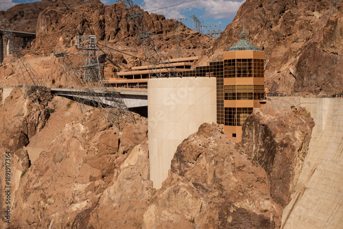 Hoover dam nevada, arizona usa