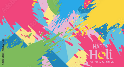 Vibrant Holi Celebration with Colorful Powder, Joyful People, Festive Atmosphere, Cultural Heritage, and Happy Moments