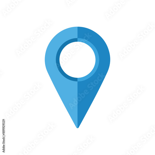 Free Download Blue Map Pin Icon Symbol Pointer. - GFXLoad