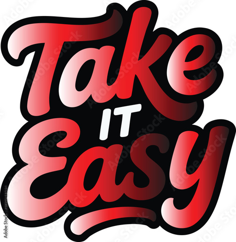 Retro hand-lettered typography design with vibrant gradient for positive messaging and branding. isolated on transparent background