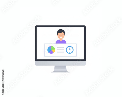 Wallpaper Mural Online Business Presentation Data Analysis Torontodigital.ca