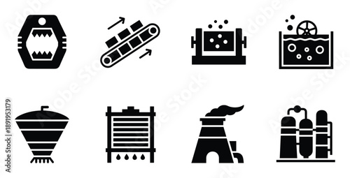 Metal crusher equipment for industry factory engineering design and manufacturing process work