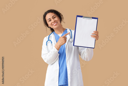 Female African-American med...
