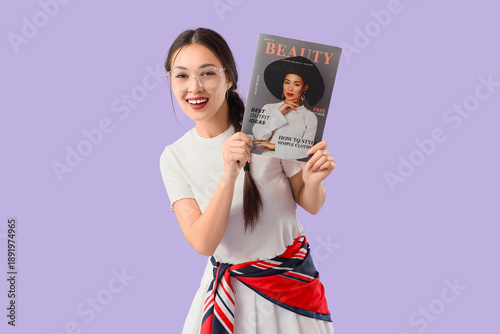 Beautiful young happy Asian...