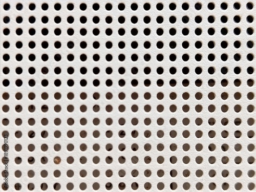 Perforated Computer Case Panel – Metal Ventilation Holes for Airflow and Cooling System