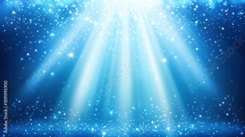 Wallpaper Mural Bright Light Rays Shining Through Darkness. Torontodigital.ca