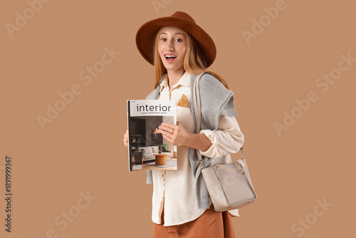 Beautiful young woman with ...