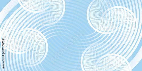 Design minimalist banner background, pastel colorful, blue and white art geometric modern light good nice