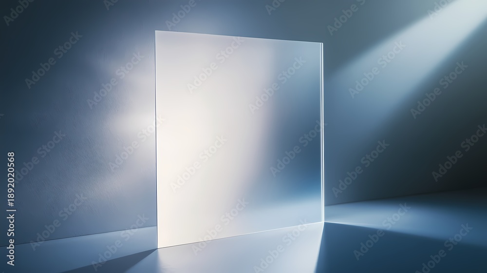 Fototapeta premium Frosted Acrylic Sheet​ Texture​​​ poster background