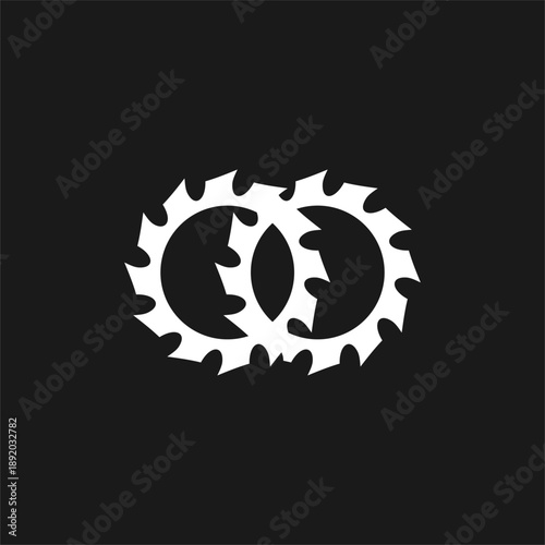 saw blade logo design, symbol, icon, vector, industry, vintage, wood sawing logo, carpentry	
