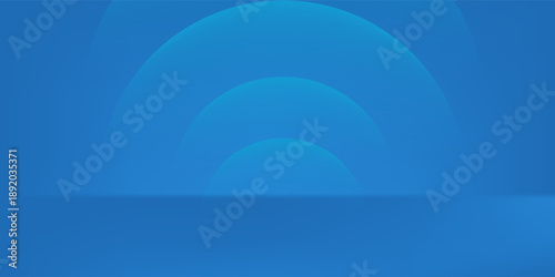 Set of 3d background with cylinder pedestal podium in blue with glowing glitter background. Abstract minimal wall scene mockup products display, Stage showcase.