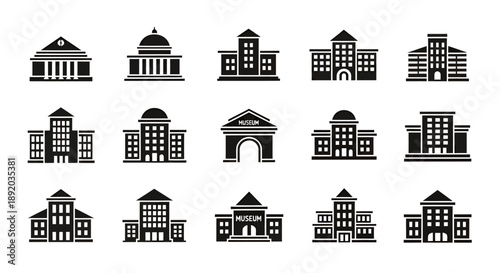 Diverse cityscape of architectural buildings including domes, towers, arches and modern offices in a varied urban panorama.