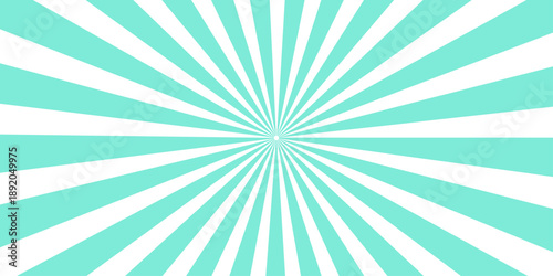 A retro blue sunburst background features vintage rays and a grunge paper texture in a classic starburst pattern design, creating a vibrant light beam vector illustration for a wallpaper backdrop