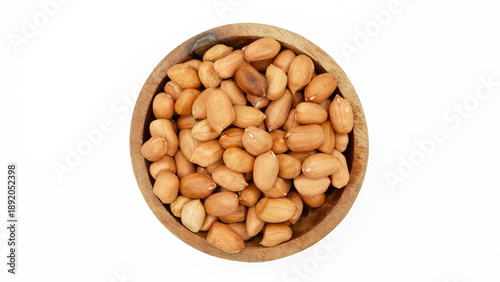 Black-Eyed Peas peanut isolated on white background