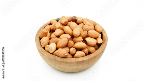 Black-Eyed Peas peanut isolated on white background
