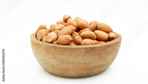 Black-Eyed Peas peanut isolated on white background