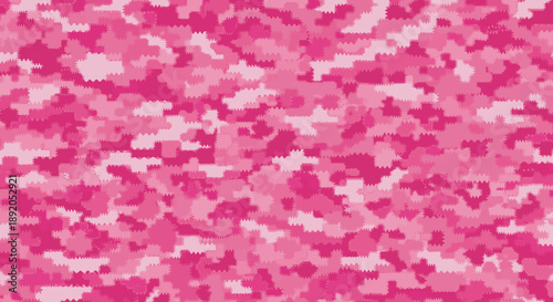 A vibrant pink camouflage pattern fills the entire frame.