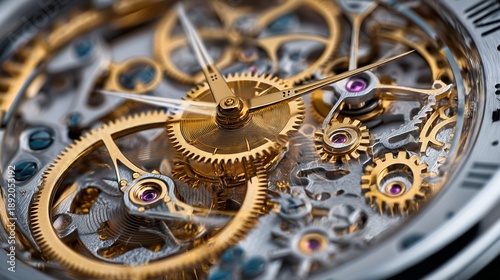 Luxury Mechanical Watch Movement / 高級機械式時計のムーブメント4