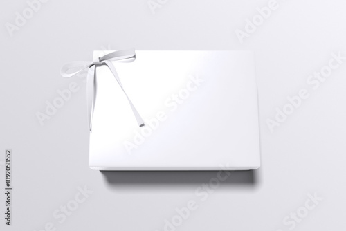 Realistic Gift Box Mockup  Blank