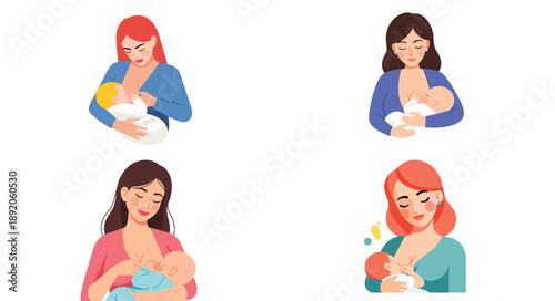 Mother bathing baby with rubber ducks