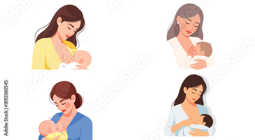 Mother bathing baby in tub with rubber duck