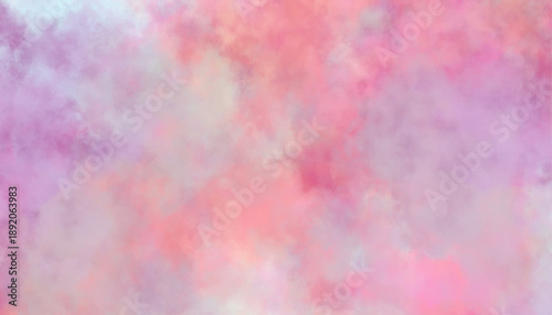 Soft Pastel Pink Purple Watercolor Abstract Background