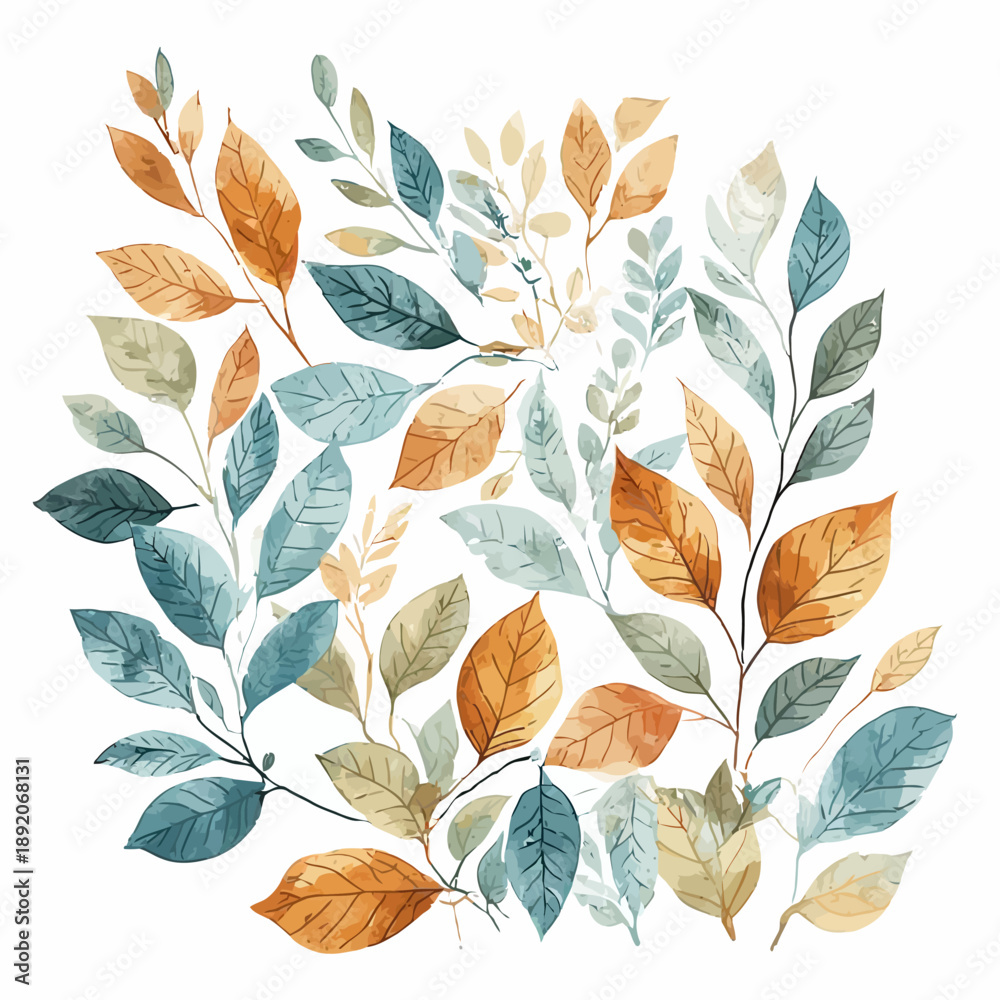 Fototapeta premium Leaf Pattern Design Very Cool