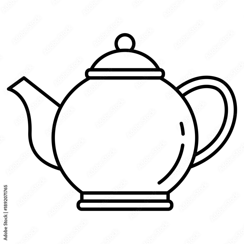 Obraz premium teapot isolated on white