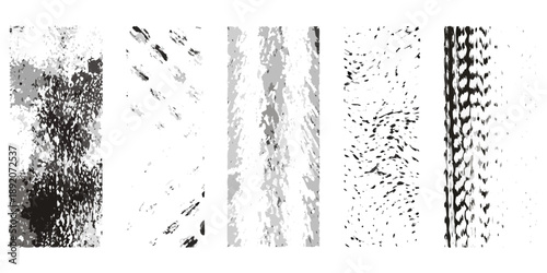 Abstract vertical brush strokes in grayscale a digital art composition