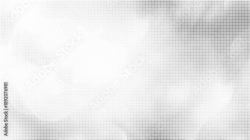 Halftone dots pattern in shades of gray with gradient effect